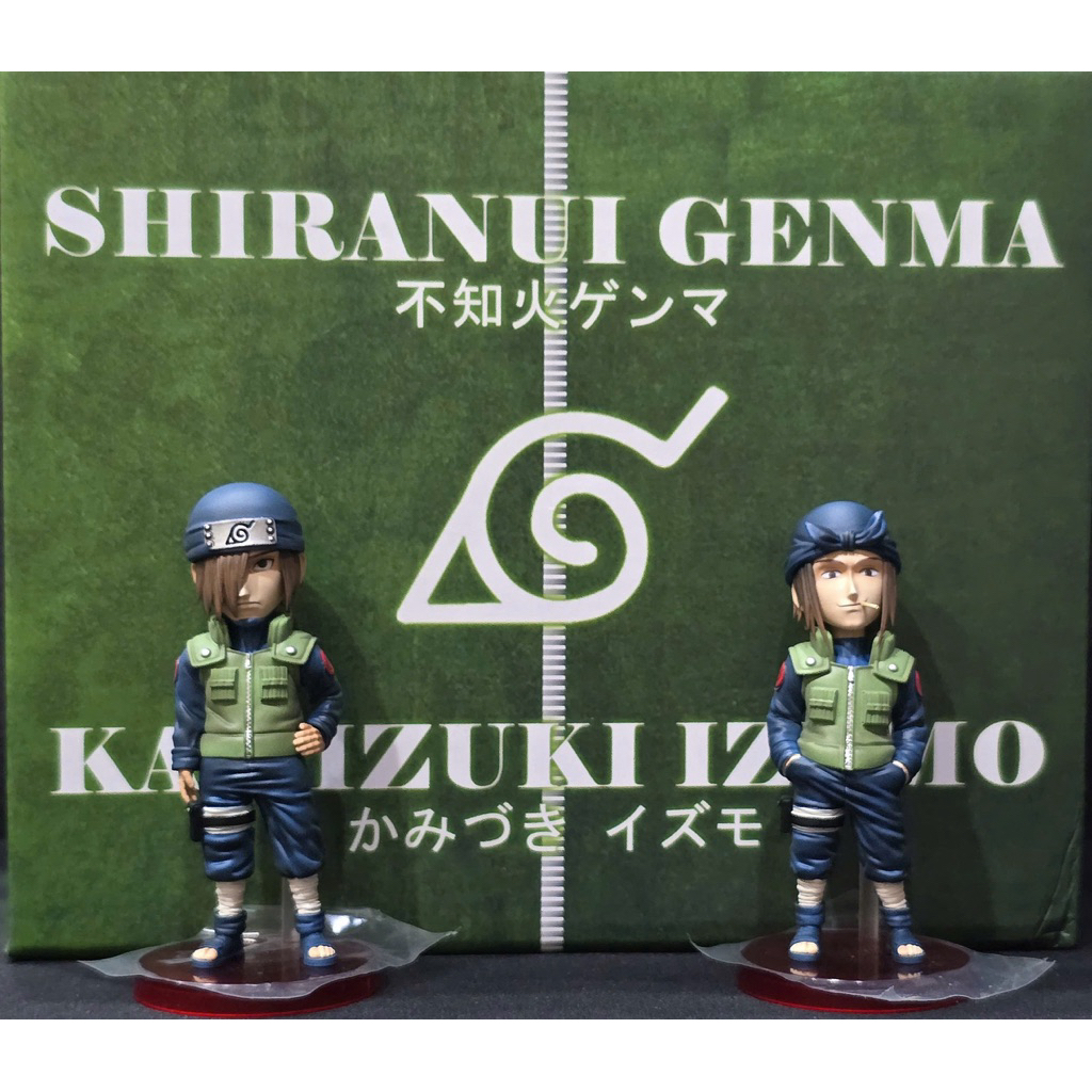 Cặp mô hình Resin WCF chính hãng League Studio Naruto Season 1 Shiranui Genma & Kamizuki Izumo