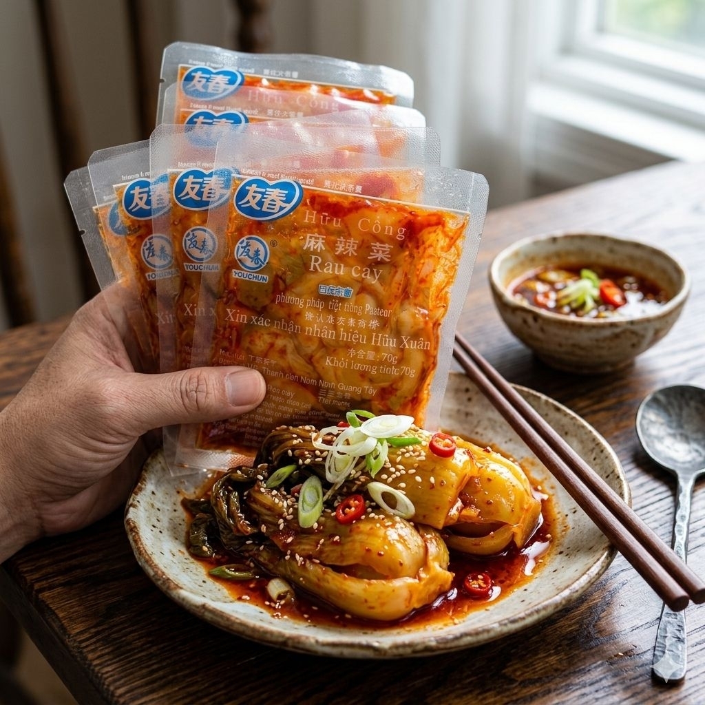 Rau cay (củ cay) Trung Quốc - 10gói
