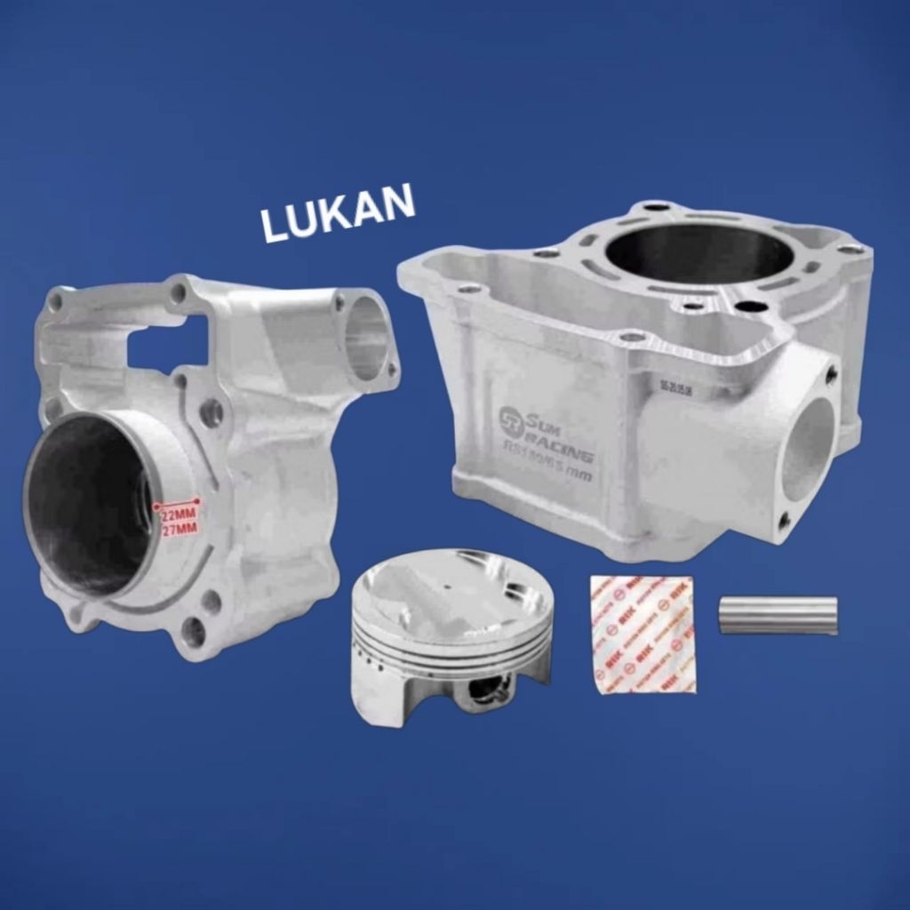 Lòng kiếng, nòng hơi xi lanh 65mm xe WINNER, SONIC 150... luôn piston bạc