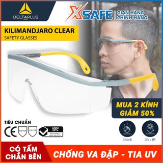 Kính bảo hộ Deltaplus Kilimandjaro Kính chống bụi, chống tia UV, dùng trong lao động, đi xe máy