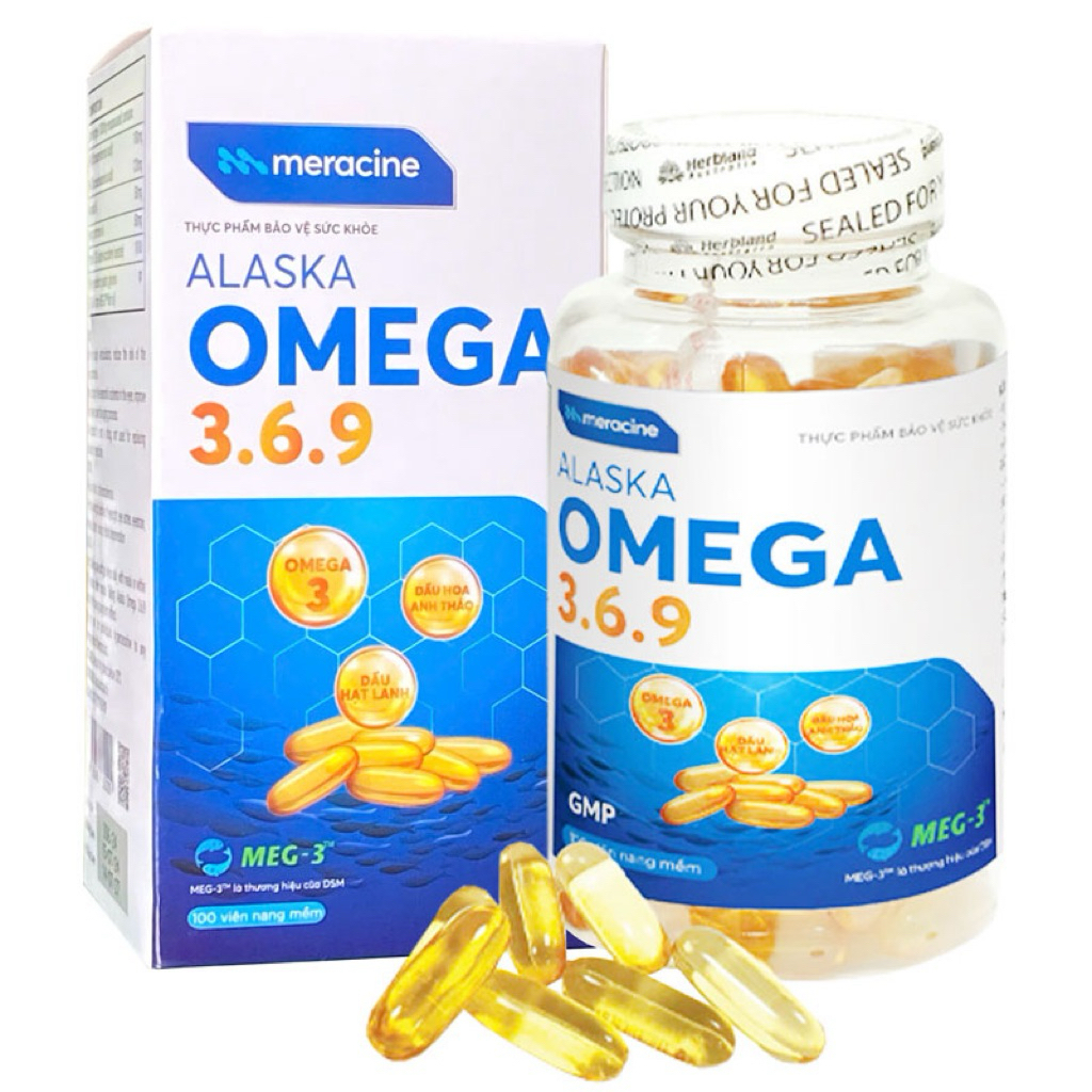 Dầu cá Alaska Omega 3.6.9 - 100 viên