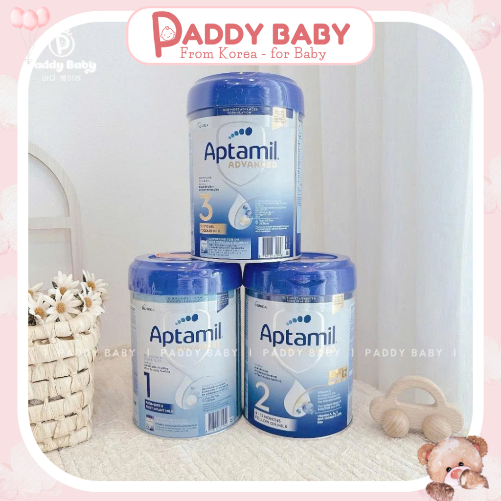 Sữa Aptamil Advanced Anh cho bé từ 0-36m nhập khẩu Hà Lan chính hãng (Có tem)