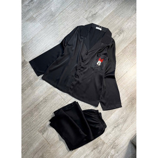 sét đồ ngủ pijama mặc nhà tay dài quần dài có túi mềm mịn