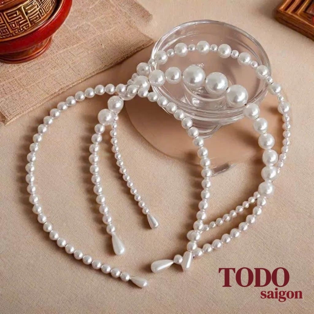 🎀TODO🎀 CÀI TÓC ĐÍNH HỘT NỮ