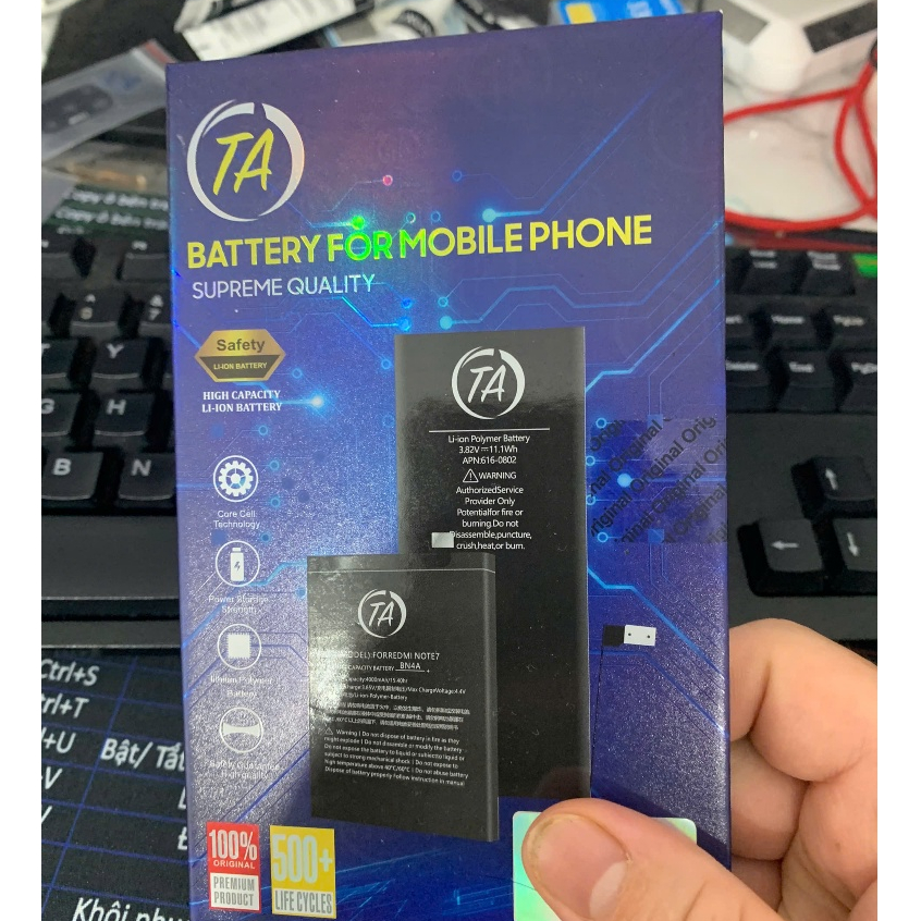 Pin B-F3 / Bộ xương vỏ điện thoại zin vivo Y91 / Y91c, Lưng vỏ vivo Y91c, Kèm khay sim, kính cam