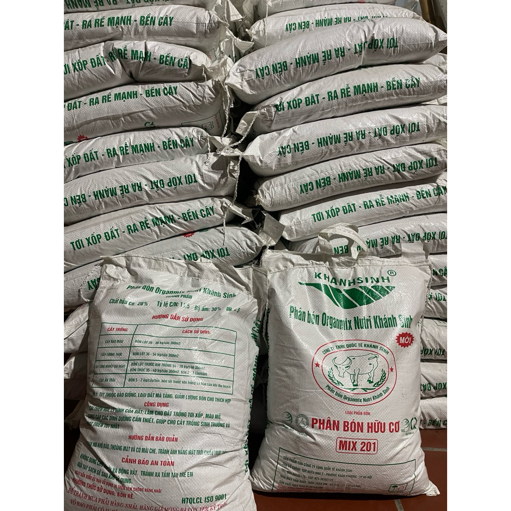 5kg phân hũu cơ Organmix nguyên chất giàu dinh dưỡng cho cây trồng