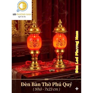 Đèn Thờ PHÚ QUÝ [ Bộ 2 cái]  ( Tiểu - Trung - Đại)