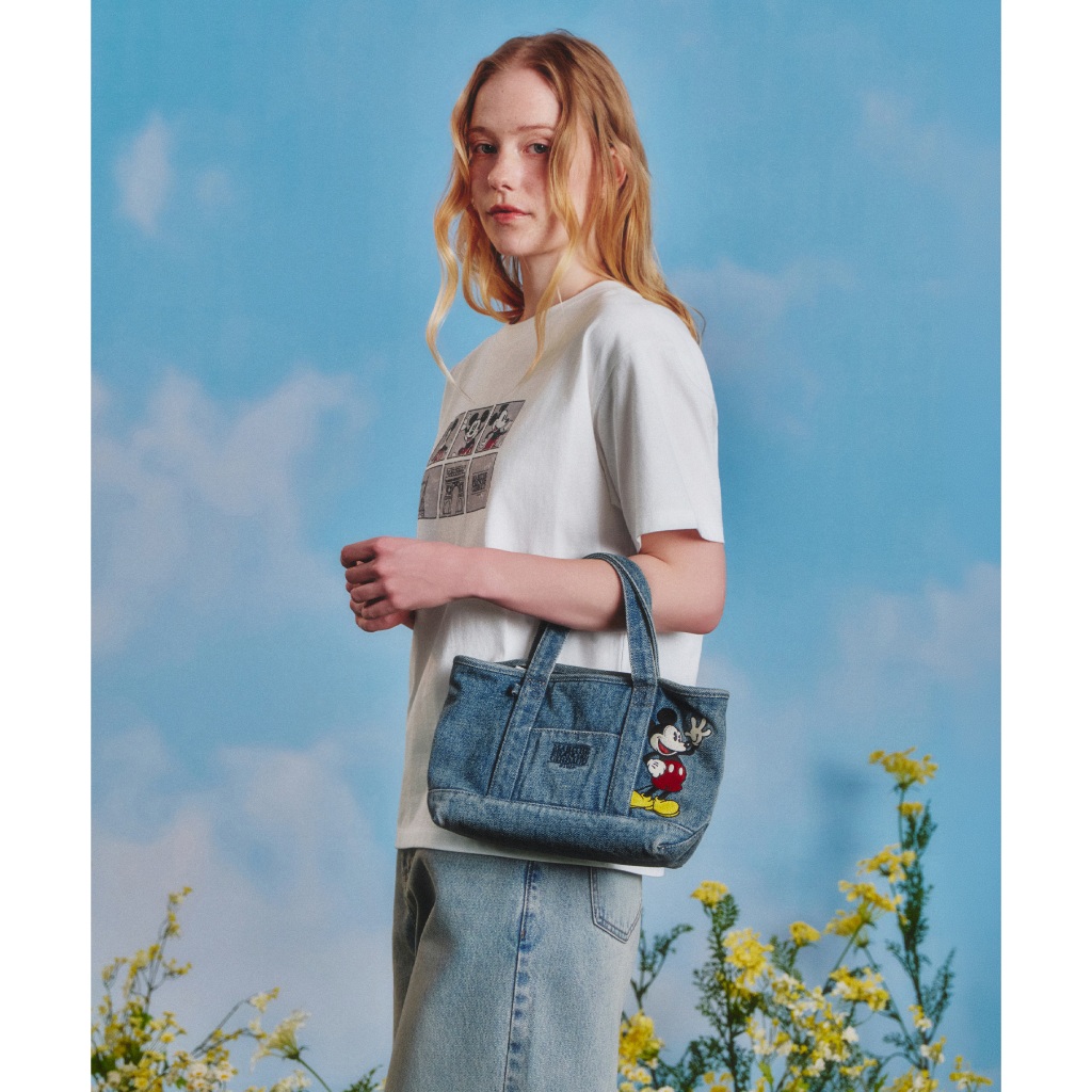 [Auth] Túi Marithe MICKEY COMIC ECO BAG