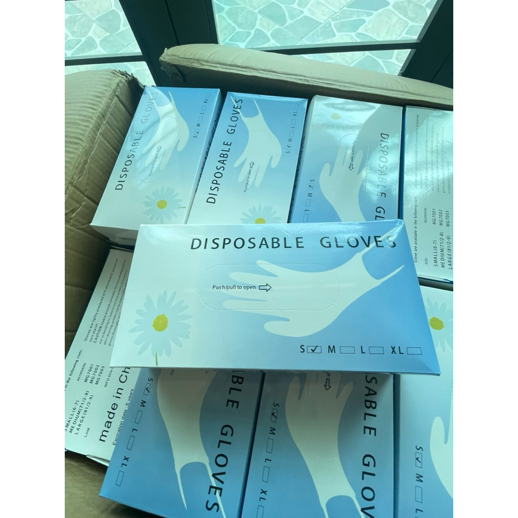 Găng Tay Dùng Một Lần ( Disposable Gloves) Hộp 100 cái 50 cặp