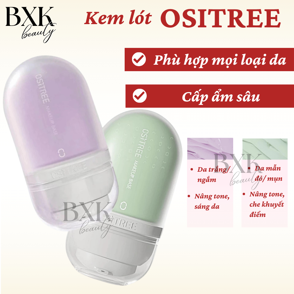 [OSITREE ] Kem lót trang điểm OSITREE dưỡng ẩm che khuyết điểm kiểm soát dầu làm sáng da 32g