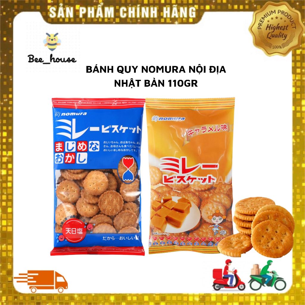 [DATE T9/2026] BÁNH QUY NOMURA NHẬT BẢN (110G) - Bee House
