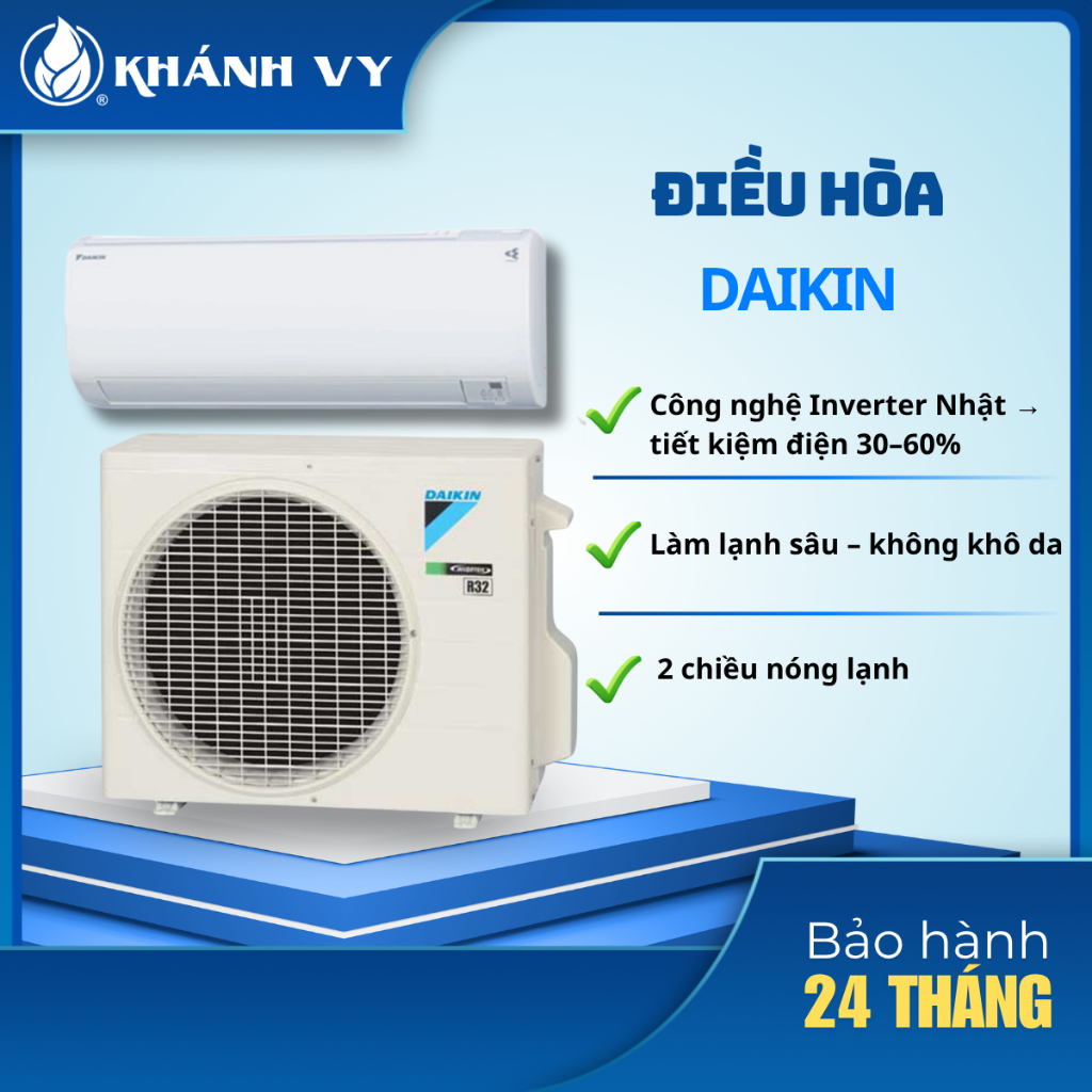 Điều hòa Daikin F283ATES-W 10000BTU / 12000BTU | Inverter | Làm lạnh nhanh