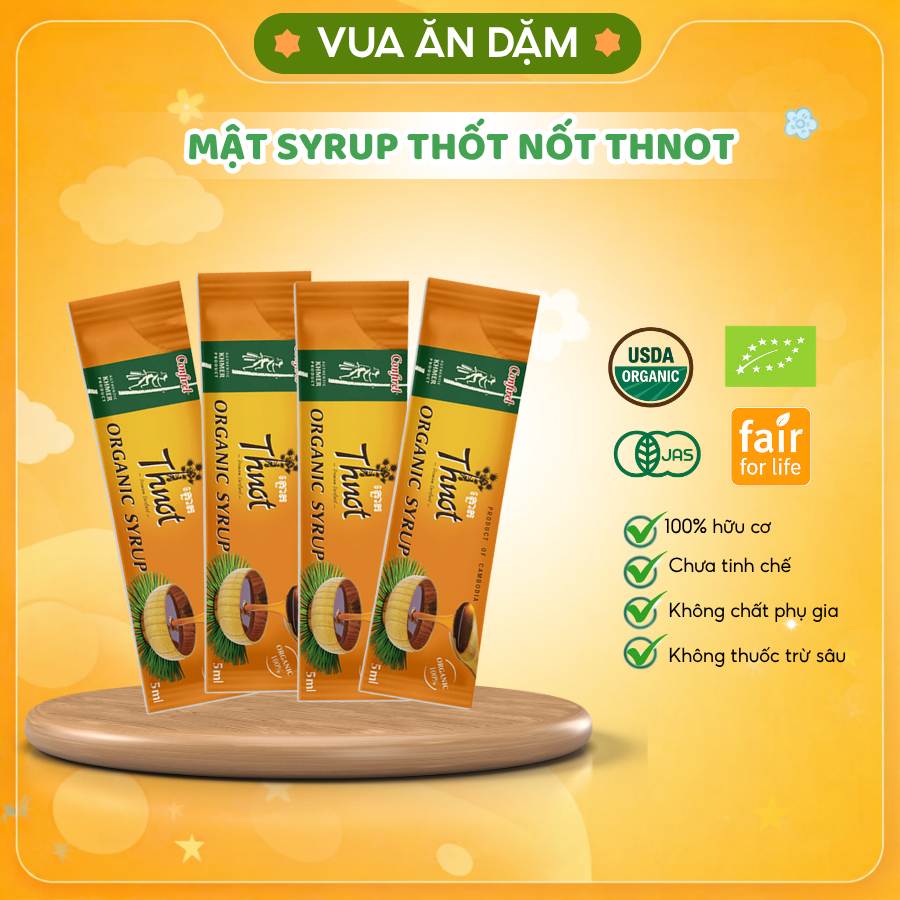 Mật Syrup Thốt Nốt Thnot gói nhỏ 5ml