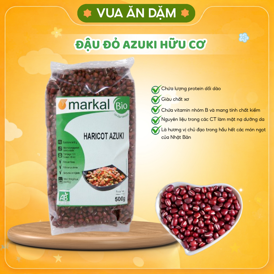 [Markal] Đậu Đỏ Azuki Hữu Cơ