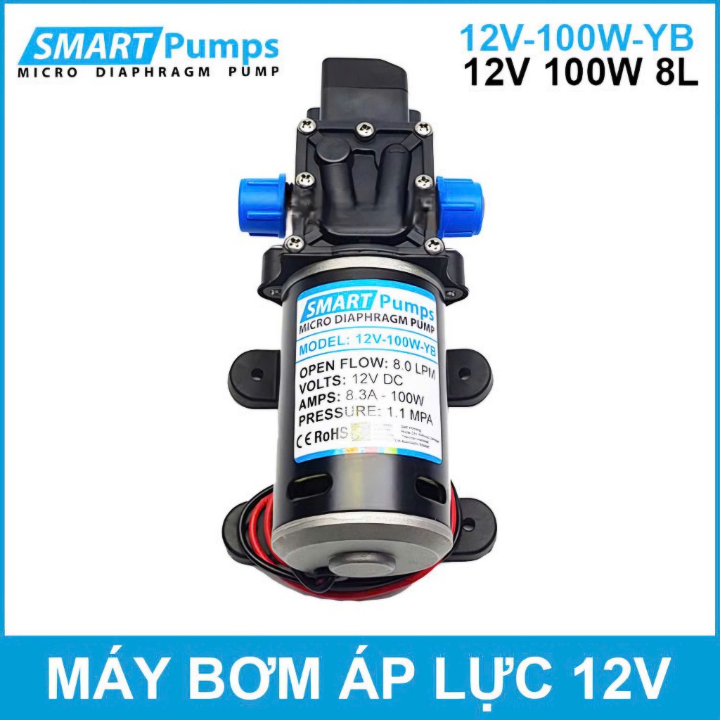 [FREESHIP 99K]_Máy bơm áp lực mini 12v 100w