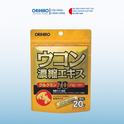 Tinh bột nghệ giải rượu Orihiro 20 gói