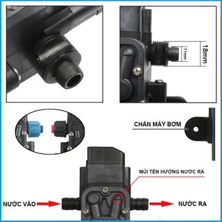 [FREESHIP 99K]_Máy bơm áp lực mini 12v 100w