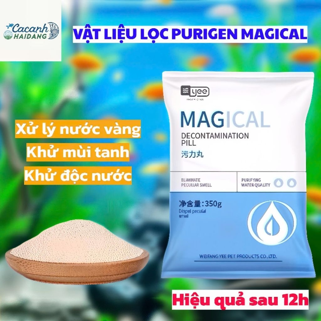 Hạt Lọc Purigen - Vật Liệu Lọc Cao Cấp - Sử Lý Nước Vàng , Xanh, Đục, Giúp Trong Nước Cá Khoẻ