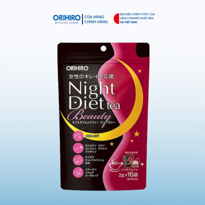 Trà giảm cân Beauty Collagen Orihiro 16 gói
