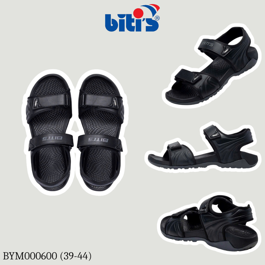 BITI'S | Sandal nam size 39-44 Dép quai hậu học sinh quai da đế PU êm nhẹ chống trơn trượt BYM000600
