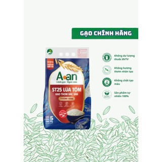 Gạo Lúa Tôm ST25 A AN túi 5kg