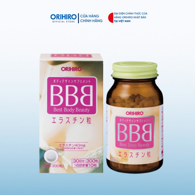 Viên uống ORIHIRO BBB Best Beauty Body tăng kích thước và săn chắc ngực, 300 viên/hộp