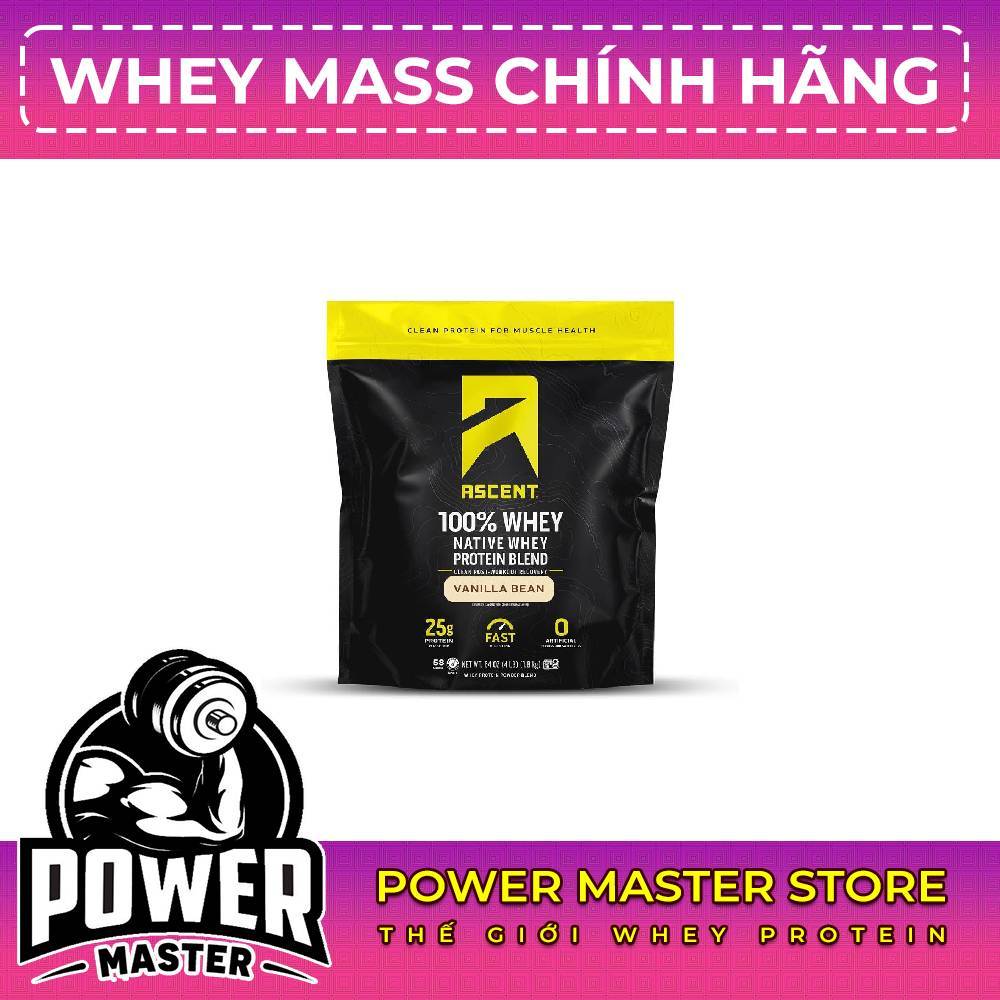 Ascent 100% Native Whey Protein Blend Vanilla