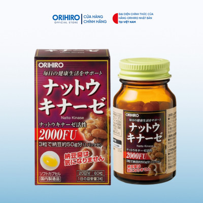 Viên uống Natto Orihiro 2000 Fu 60 viên