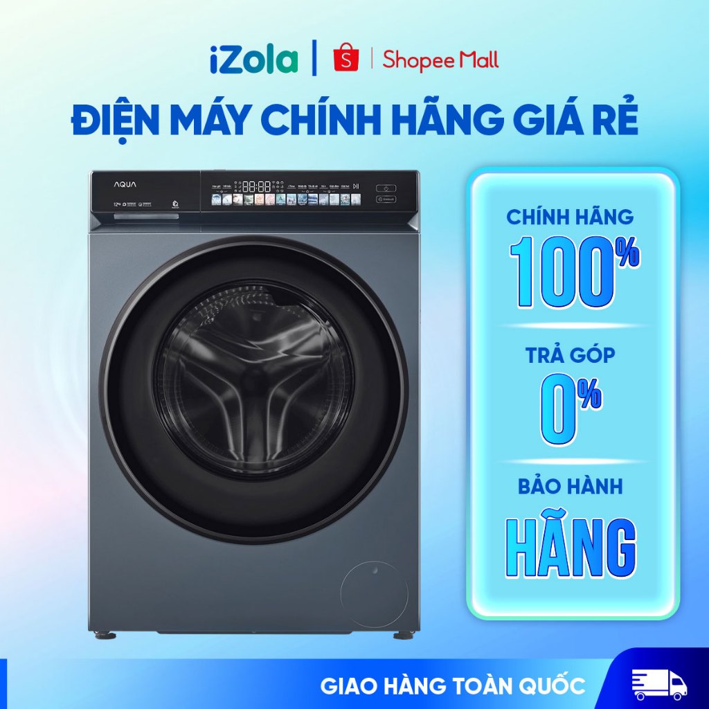 AW12-B4377U1L(GN) - Máy giặt Aqua Inverter 12 kg AW12-B4377U1L(GN) - Hàng chính hãng