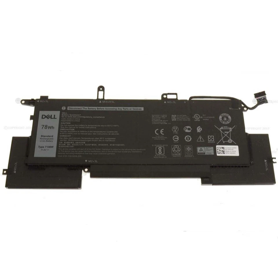 Pin laptop Dell Latitude 7400 2in1, 9471 2in1, P110G, 7146W 85XM8 CHWV6 G8F6M NF2MW