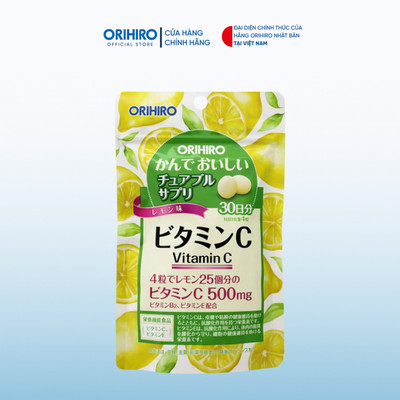 Viên uống Vitamin C Orihiro dạng túi 120 viên