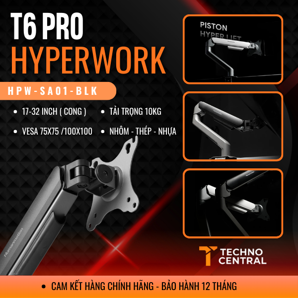 Giá đỡ màn hình / Tay Arm màn hình Humanmotion T6 Pro