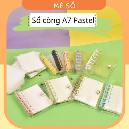 Sổ Còng PVC A7 Đựng Card, Sổ Còng Đựng Card A7 mini, Sổ Collect Card A7, Binder Nhựa PVC Trong Suốt