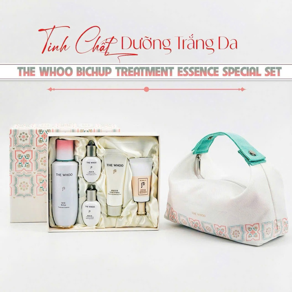 Set THE WHOO BICHUP, bộ dưỡng da THE WHOO Hàn Quốc, da căng bóng, ngăn chặn lão hoá