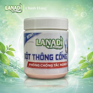 Bột thông cống LANADI 500g Giải pháp thông tắc bồn cầu, bồn rửa, ống thoát nước nhanh chóng
