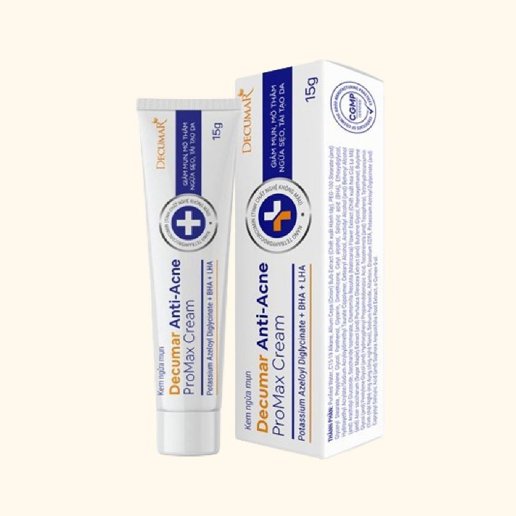 Kem chấm mụn Decumar Promax Anti-Acne Cream 15g