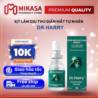 Xịt Dưỡng Mắt Tươi Mát Thư Giãn DR.HARRY - Xịt DR.HARRY Chiết Xuất Lutein Calendula Giúp Làm Dịu Mắt Hỗ Trợ Bảo Vệ Mắt