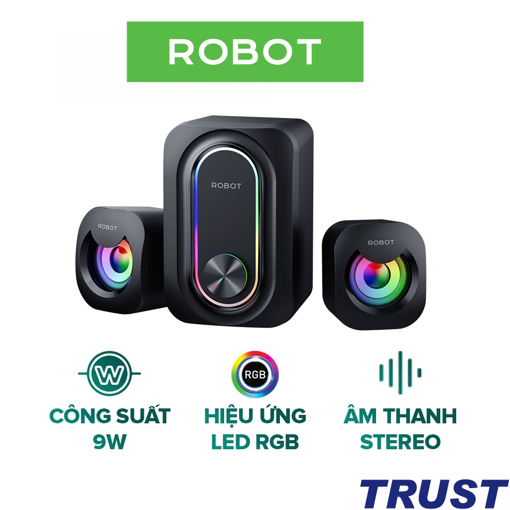 Loa máy tính laptop Âm thanh trung thực sống động - Robot RS190 RS170 RS200-chính hãng