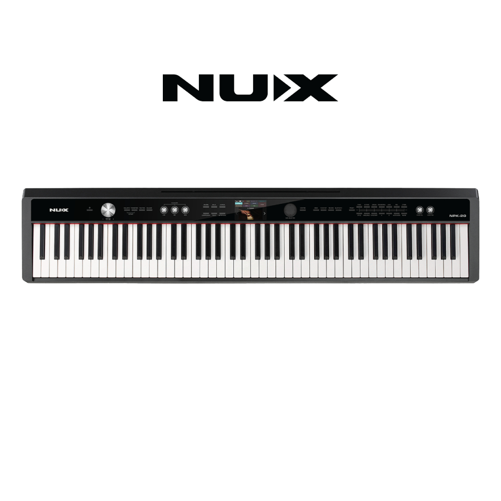 Đàn Piano điện, Portable Digital Piano - Nux NPK-20 (NPK20) - Black, Triple-Sensor Scaled Hammer-Act