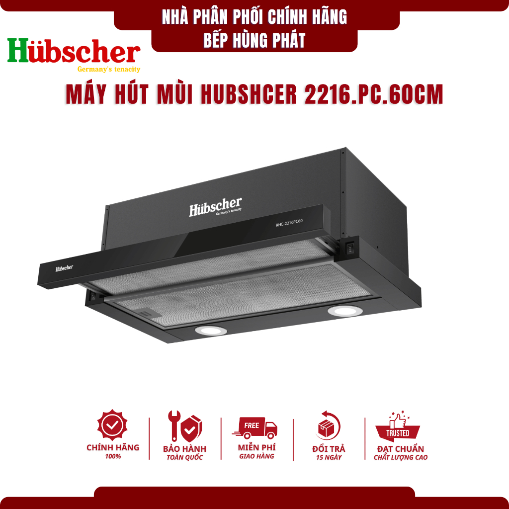 Máy hút mùi Hubscher model: RHC-2216.PC60