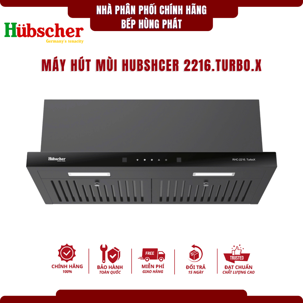 Máy hút mùi Hubscher model: RHC-2216.TBX