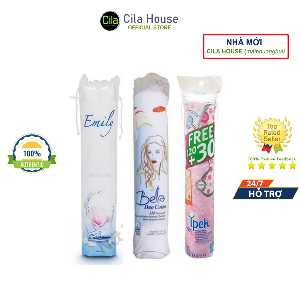 Bông tẩy trang Ipek, La Soiree, Truma Pháp - Cila House