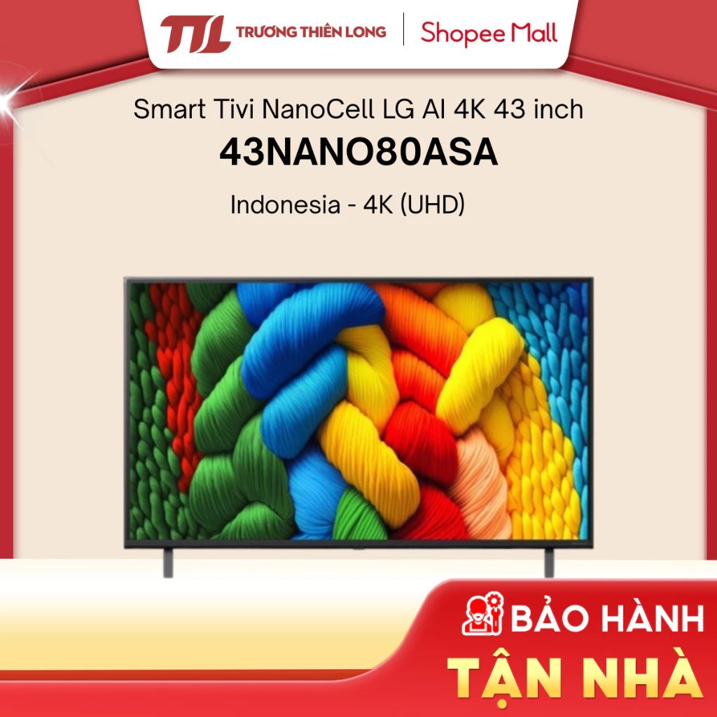 43NANO80ASA / 50NANO80ASA / 55NANO80ASA - Smart Tivi NanoCell LG AI 4K 50 Inch / 55 Inch NANO80ASA [