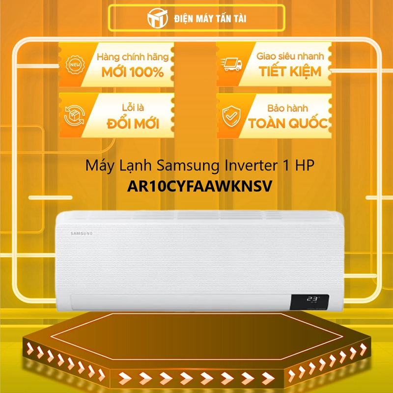 AR10CYFAAWKNSV- Máy Lạnh Samsung Inverter 1.0HP AR10CYFAAWKNSV