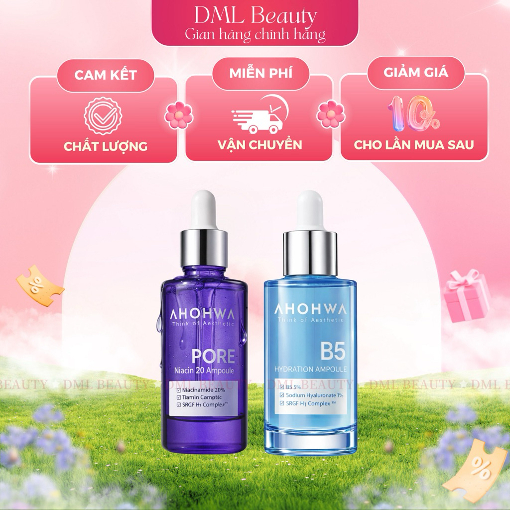 COMBO AHOHWA – SERUM PORE & B5 HYDRATION AMPOULE