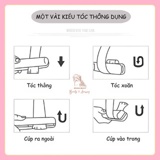Máy Duỗi Tóc Mini Make Time Duỗi Tóc Và Uốn Cúp 2IN1 Tiện Lợi