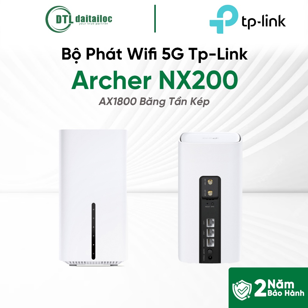 Bộ Phát Wifi 5G Tp-Link Archer NX200 AX1800 Băng Tần Kép | Chính Hãng | Bảo Hành 24 Tháng