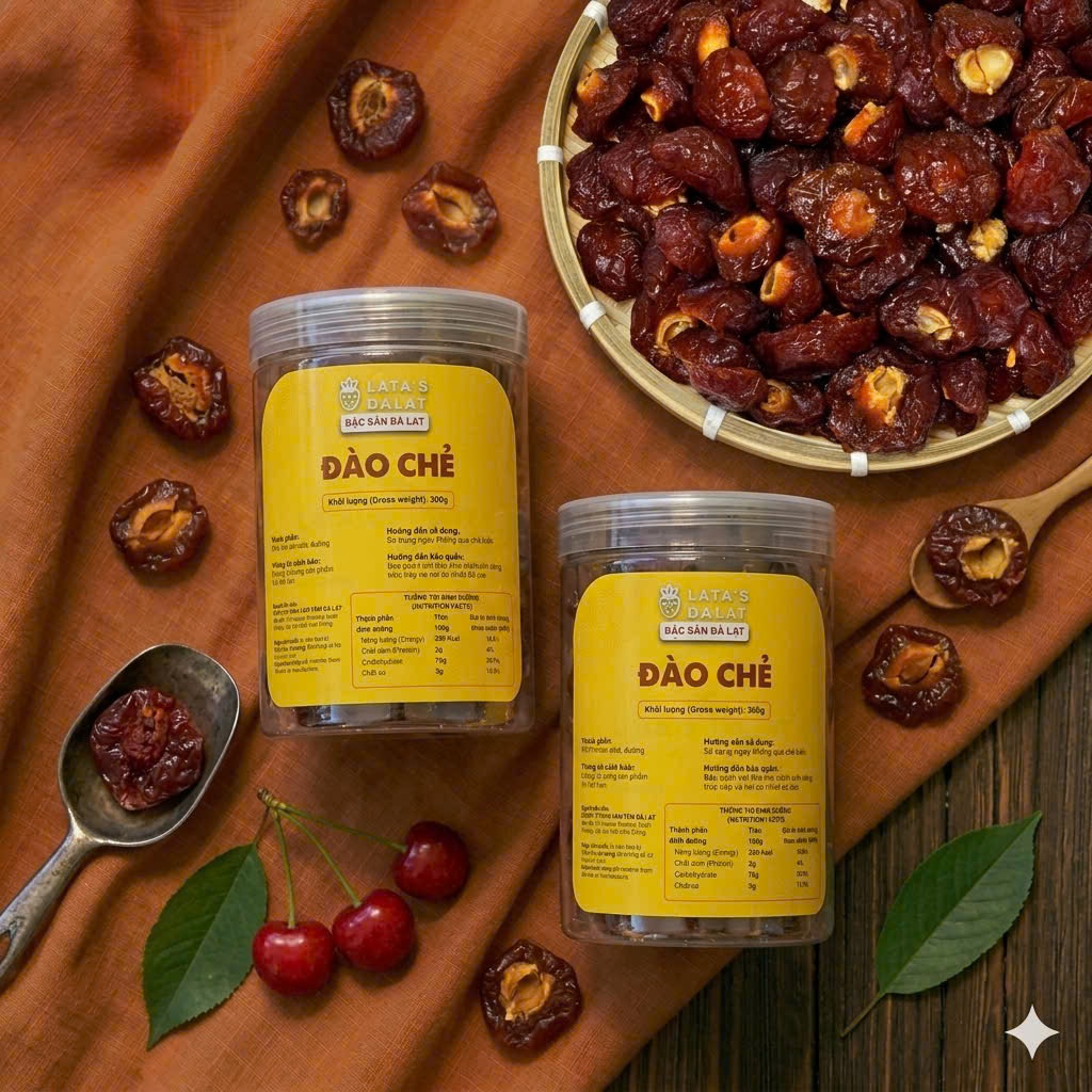 Mứt Anh Đào Chẻ (300 Gram)