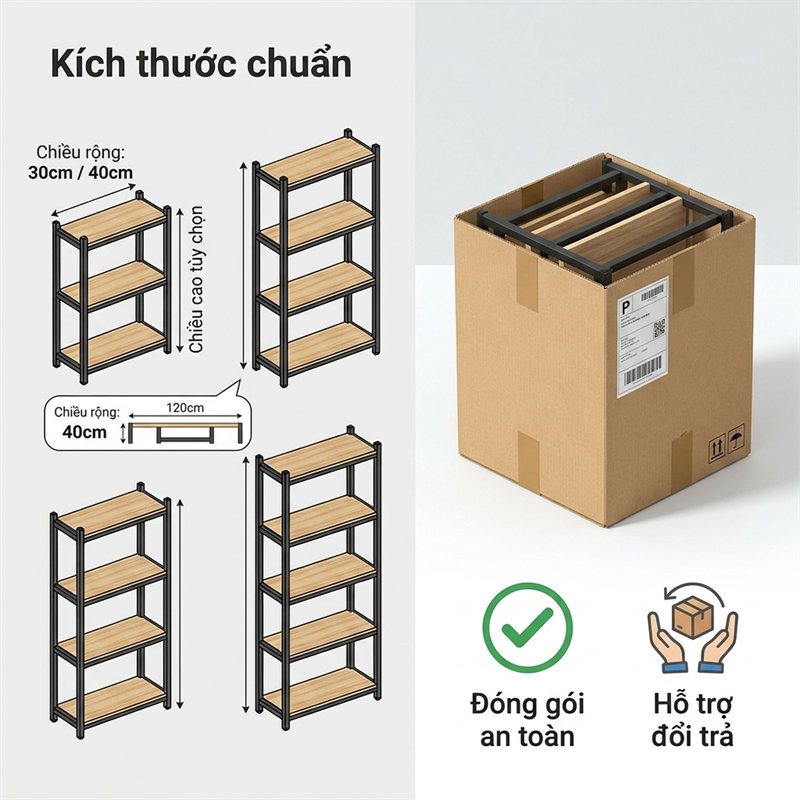 BMZAR Kệ sắt v lỗ Điều chỉnh chiều cao linh hoạt Kệ để đồ đa năng Tiện dụng hữu ích Lắp đặt không cần vít | BigBuy360 - bigbuy360.vn