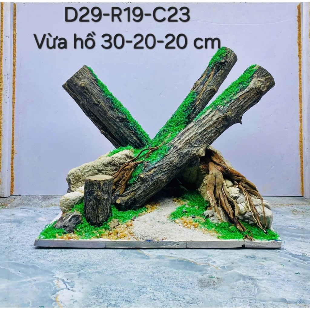 Bonsai mini, Layout bonsai thủy sinh mini, bonsai mini tán rêu giả, layout hồ cá